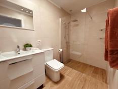 Second bathroom with walk in shower