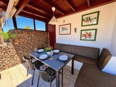 Outside dining area