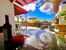 Dining outside area