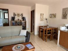 Living room with dining area