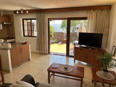 Living room overlooking the terrace